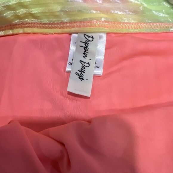 Dippin Daisys Swim Revibe Ribbed Velvet Women M Bikini Set Swimsuit High Rainbow - Picture 9 of 11